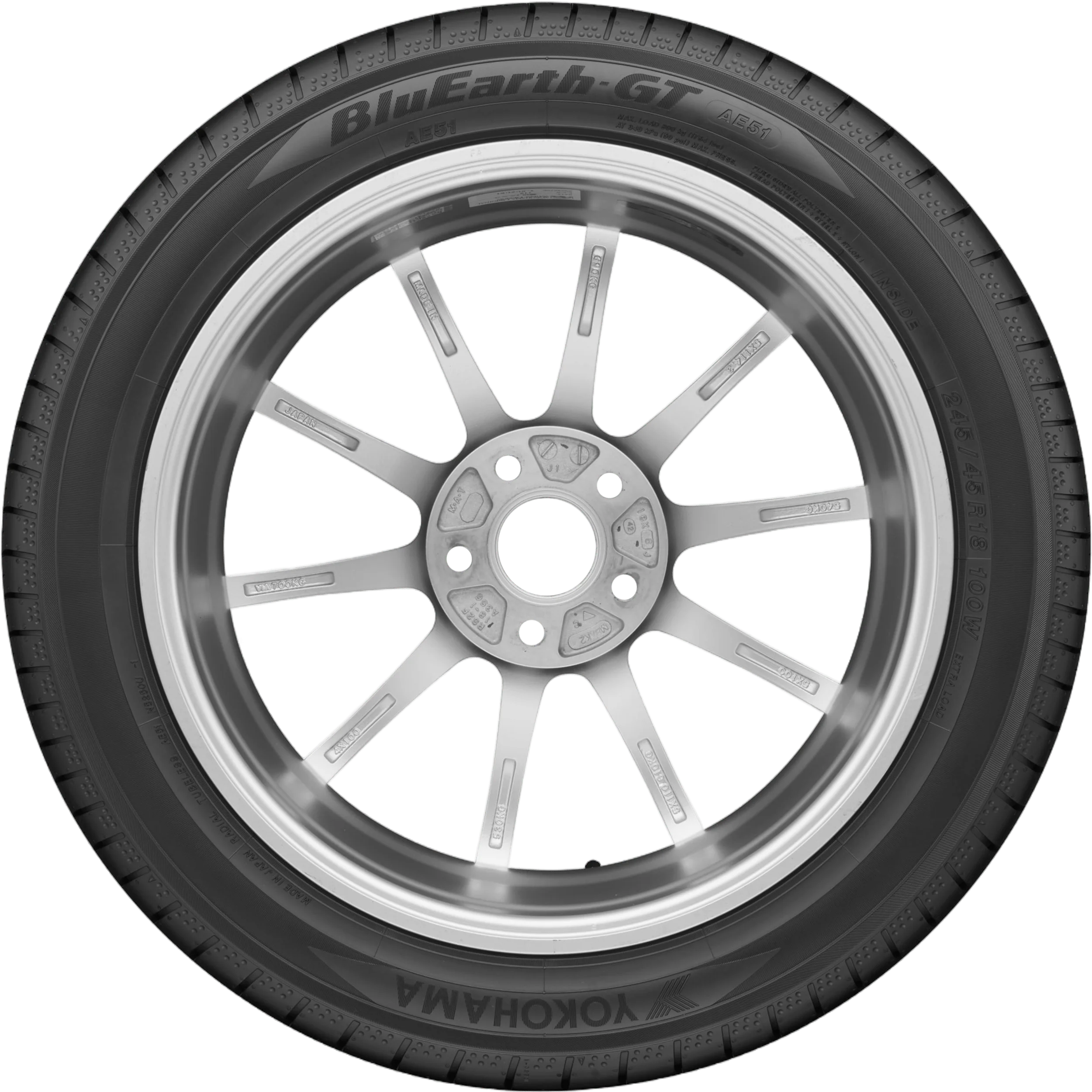 Автошина YOKOHAMA 205/50R17 BLUEARTH  AE-51 93W TL 